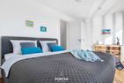  Ferienhaus Harbour House Olpenitz Ostseeresort Olpenitz - Bett