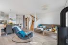  Ferienhaus Maison de la mer Olpenitz Ostseeresort Olpenitz - Wohnzimmer