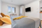  Ferienwohnung Ankerplatz, App. 27 Olpenitz Ostseeresort Olpenitz - Schlafzimmer