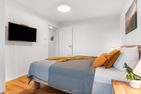  Ferienwohnung Ankerplatz, App. 27 Olpenitz Ostseeresort Olpenitz - Schlafzimmer