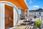  Ferienwohnung Penthouse Sonnendeck 22, App. 22 Olpenitz Ostseeresort Olpenitz - Terrasse
