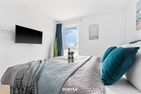  Ferienwohnung Henrys Beachbude Olpenitz Ostseeresort Olpenitz - Schlafzimmer