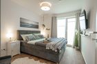  Ferienwohnung Hollywood Lounge Olpenitz Ostseeresort Olpenitz - Bett