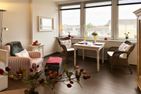 Haus Nordenlicht Ferienwohnung Watt'n Blick Wittdün auf Amrum - Wohnzimmer der Ferienwohnung Watt'n Blick in Wittdün auf Amrum
