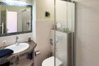 Haus Nordenlicht Ferienwohnung Watt'n Blick Wittdün auf Amrum - Badezimmer der Ferienwohnung Watt'n Blick in Wittdün auf Amrum