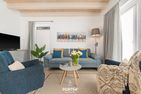  Ferienhaus Nordseeresort64 Blaue Blume Büsum Büsum - Wohnzimmer