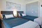  Ferienwohnung Nordseeresort20a Haukes Koje Büsum Büsum - Schlafzimmer