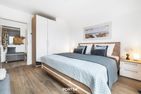  Ferienwohnung Nordseeresort72b SaMi Büsum Büsum - Schlafzimmer