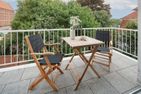  Ferienwohnung Schwalbennest Norderney - Balkon