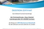  Haus Hoamat - Almrausch Farchant - Zertifikat Ökostrom aus 100% Wasserkraft