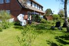 Haus Pesel Ferienwohnung *Reethuk* Norddorf auf Amrum - Garten der Ferienwohnung Reethuk in Norddorf auf Amrum