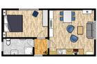  Haus Coordes Wohnung 2 Norderney - Grundriss
