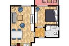  Haus Coordes Wohnung 4 Norderney - Grundriss