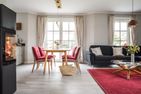  Ferienhaus Seeadler 49 Fuhlendorf - Wohnzimmer