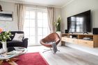  Ferienhaus Seeadler 49 Fuhlendorf - Wohnzimmer