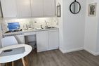  Lerchenweg Apartment Westerland - Küche / Küchenzeile