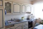 Haus Nordenlicht Ferienwohnung „Naujokat" Wittdün auf Amrum - Küche / Küchenzeile