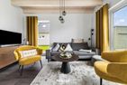  Ferienhaus Nordseeresort57 Haus Bla Bla Büsum Büsum - Wohnzimmer