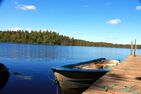  (2) Blaues Sommerhaus in Schweden mit eingezäuntem Grundstück Smaland - 