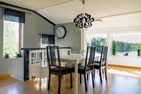  (1) Graues Sommerhaus in Schweden am See mit Boot Smaland - 