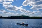  (4) Schwarzes Sommerhaus in Schweden am See mit Sauna und Boot Smaland - 