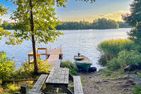  (38) Ferienhaus am See Lilla Nätaren in Schweden Smaland - Der neue Steg am Ferienhaus 38