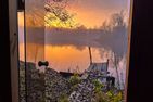  (14) Villa Kunterbunt am See in Schweden - 2 Häuser in einem Paket Smaland - Seeblick aus der Sauna