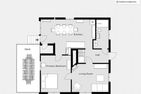  (14) Villa Kunterbunt am See in Schweden - 2 Häuser in einem Paket Smaland - Haupthaus: Grundriss des Erdgeschosses
