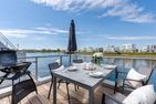  Ferienhaus Hausboot Seeteufel Olpenitz Ostseeresort Olpenitz - Terrasse