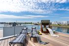  Ferienhaus Hausboot Seeteufel Olpenitz Ostseeresort Olpenitz - Terrasse