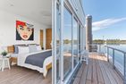  Ferienhaus Hausboot Seeteufel Olpenitz Ostseeresort Olpenitz - Schlafzimmer