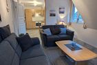 Haus Friesenglück Whg. Leuchtturm Alkersum - Wohnzimmer