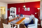 Haus Nordenlicht Ferienwohnung Wattkieker Wittdün auf Amrum - Wohnzimmer der Ferienwohnung Wattkieker in Wittdün auf Amrum