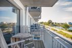  Ferienwohnung Portblick, App. 10 Olpenitz Ostseeresort Olpenitz - Balkon