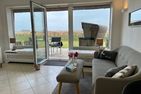 Haus Kampbarg Suite 2-Meer-Blick Kampen - Wohnzimmer
