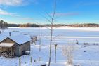  (55) Ferienhaus "Holmen" in Schweden am See Nömmen Smaland - Links im Bild die Sauna unten am See
