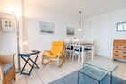  Nordland Appartements Wohnung Falster Wyk auf Föhr - Wohnzimmer