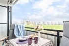  Ferienwohnung Hafenschlösschen Büsum Büsum - Balkon