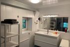  Reetdachkate 1813 - die Idyllische Dithmarschen - Badezimmer