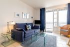  Nordland Appartements Wohnung Falster Wyk auf Föhr - Wohnzimmer
