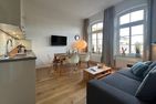 Georg6 Fewo 4 Innenstadt Kurplatz - Wohnzimmer