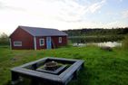  (5) Anglerhaus in Schweden am Zander See Stora Nätaren Smaland - 