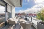  Penthouse Horizont Husum - Terrasse