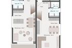  Ferienhaus Peak ONE Fuhlendorf - Grundriss