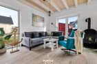 Ferienhaus Nordseeresort49 Hafenliebe Büsum Büsum - Wohnzimmer