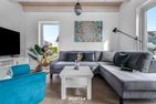  Ferienhaus Nordseeresort49 Hafenliebe Büsum Büsum - Wohnzimmer