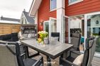  Ferienhaus Nordseeresort49 Hafenliebe Büsum Büsum - Terrasse
