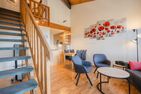Ferienwohnpark Immenstaad am Bodensee Maisonette-Wohnung 49/50 mit Seeblick Bodensee - Living room