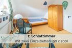 Residenz am Meer 24C Zimmermann Billstraße - Schlafzimmer