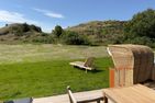 Haus Dünenperle Ferienwohnung "Wanderdüne" Wittdün auf Amrum - Gartenblick